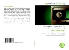 Bookcover of I'm Breathless