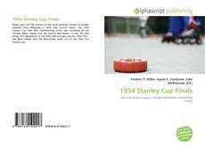 Portada del libro de 1934 Stanley Cup Finals