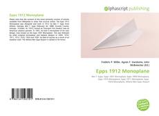 Borítókép a  Epps 1912 Monoplane - hoz
