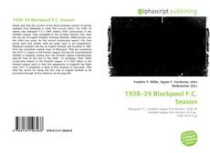 Bookcover of 1938–39 Blackpool F.C. Season
