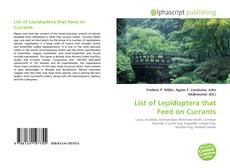 Bookcover of List of Lepidoptera that Feed on Currants