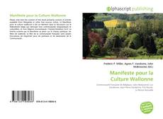 Portada del libro de Manifeste pour la Culture Wallonne