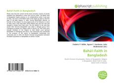 Borítókép a  Bahá'í Faith in Bangladesh - hoz