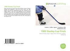 Portada del libro de 1986 Stanley Cup Finals