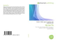 Portada del libro de Ay Lav Yu
