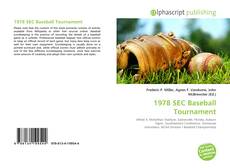 Bookcover of 1978 SEC Baseball Tournament