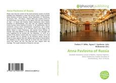 Bookcover of Anna Pavlovna of Russia