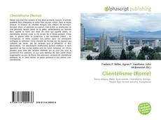 Clientélisme (Rome)的封面