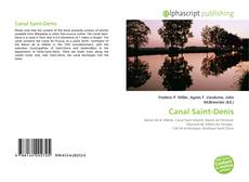 Bookcover of Canal Saint-Denis