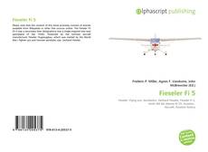 Bookcover of Fieseler Fi 5