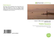 Capa do livro de Pedro Navarro 