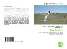 Borítókép a  Billy Bowden - hoz