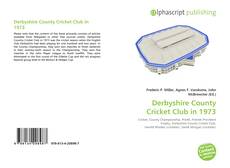 Borítókép a  Derbyshire County Cricket Club in 1973 - hoz