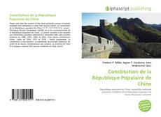 Bookcover of Constitution de la République Populaire de Chine