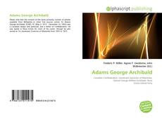 Borítókép a  Adams George Archibald - hoz