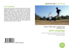 Bookcover of John Langridge
