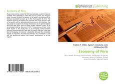 Bookcover of Economy of Peru