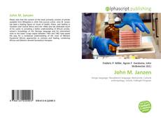 Обложка John M. Janzen