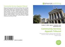 Borítókép a  Community Services Appeals Tribunal - hoz