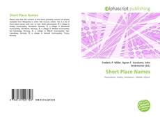 Обложка Short Place Names