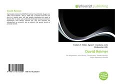 Buchcover von David Reimer