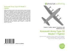 Kawasaki Army Type 92 Model 1 Fighter的封面