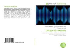 Bookcover of Design of a Decade