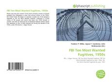 FBI Ten Most Wanted Fugitives, 1950s的封面