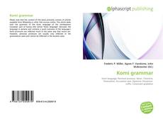 Komi grammar的封面