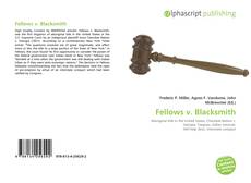 Bookcover of Fellows v. Blacksmith