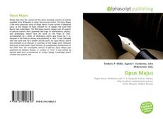 Обложка Opus Majus