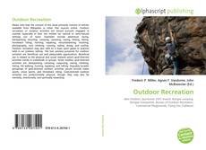 Outdoor Recreation kitap kapağı