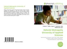 Helsinki Metropolia University of Applied Sciences的封面