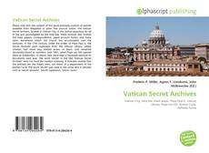Vatican Secret Archives kitap kapağı
