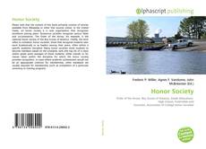 Capa do livro de Honor Society 