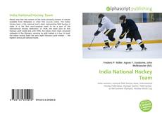 Capa do livro de India National Hockey Team 