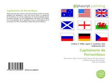 Capa do livro de Capitainerie de Pernambouc 