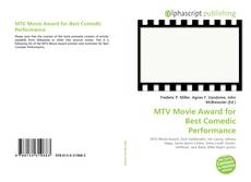 MTV Movie Award for Best Comedic Performance的封面