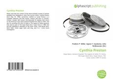 Bookcover of Cynthia Preston