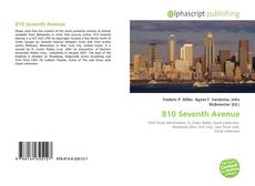 Bookcover of 810 Seventh Avenue