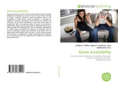 Bookcover of Game accessibility