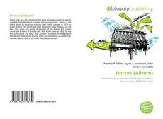 Bookcover of Horses (Album)