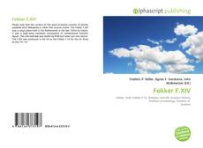 Borítókép a  Fokker F.XIV - hoz