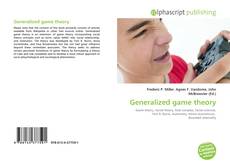 Capa do livro de Generalized game theory 