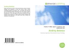 Bookcover of Andrey Bolotov