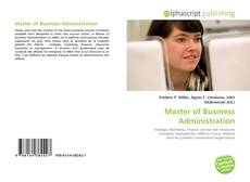 Bookcover of Master of Business Administration