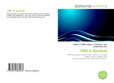 1988 in Baseball的封面