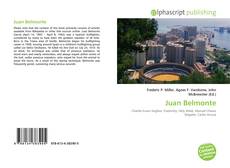 Bookcover of Juan Belmonte