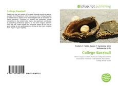 Bookcover of College Baseball