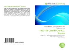 Bookcover of 1953–54 Cardiff City F.C. Season